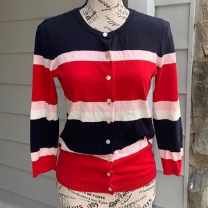 Talbots Classics Petite plus Red White Blue Pink.